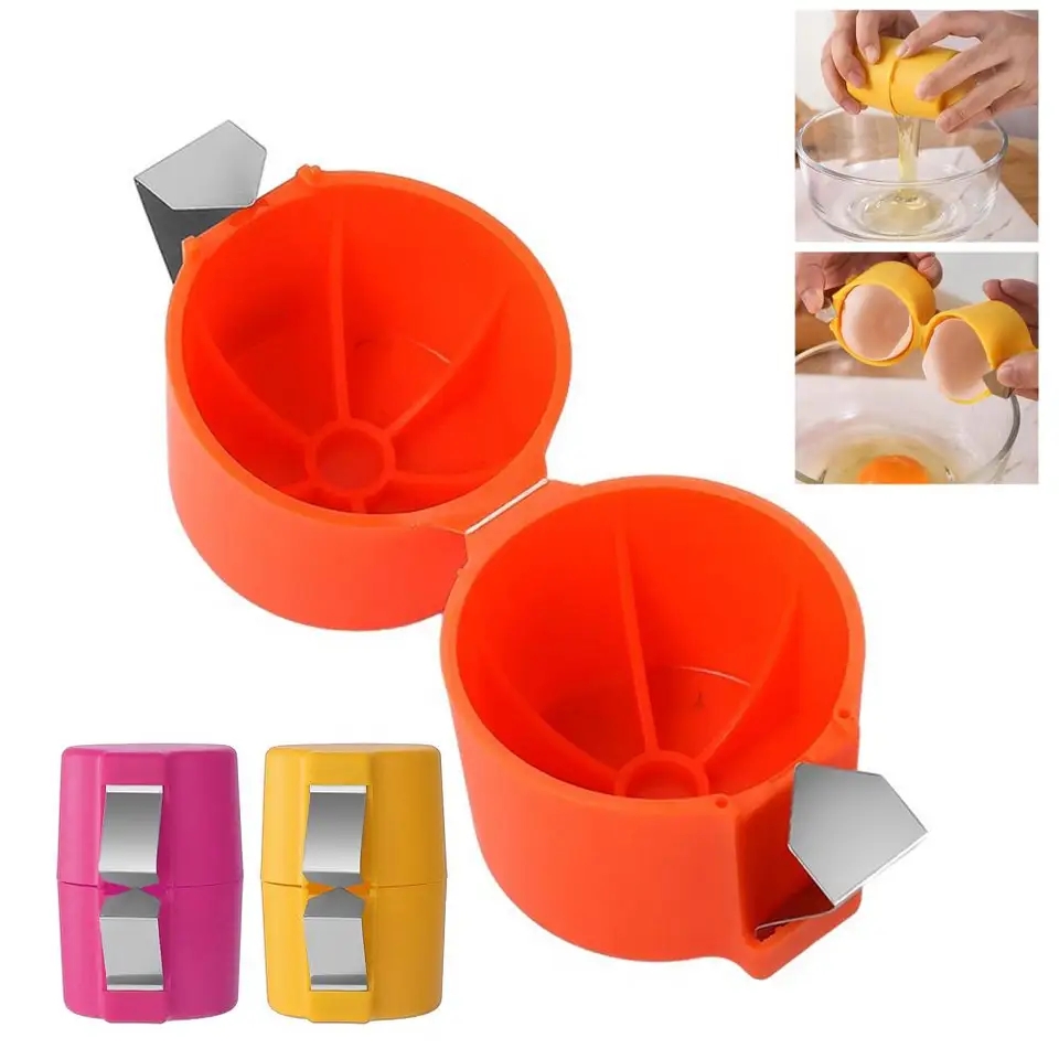 Egg Separator Tool - ที่เปิดเปลือกไข่ไข่ Beater Egg Shell Separator ครัวเรือนเบเกอรี่เครื่องมือเครื่องมือห้องครัว