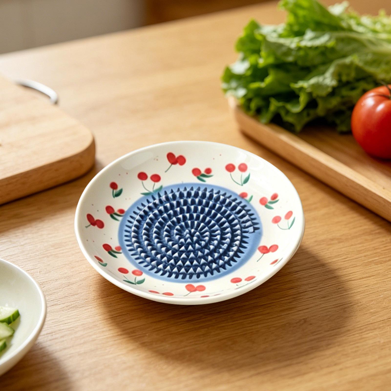 Kitchen Gadgets For Men - เครื่องขูดขิงเซรามิกแบบง่าย เครื่องบดกระเทียมแบบมือถือ เครื่องบดแครอทขิงแบบพกพา ทำจากพอร์ซเลน อุปกรณ์ครัว