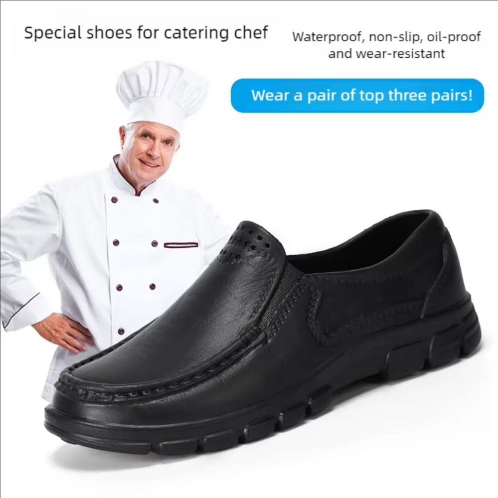 Kitchen Gadgets For Men - รองเท้าลำลองไซส์ใหญ่ 48 น้ำหนักเบาสำหรับผู้ชาย รองเท้าเชฟกันน้ำมันและกันลื่น รองเท้าขับรถแบบมีสายรัดข้อเท้า รองเท้าทำสวน