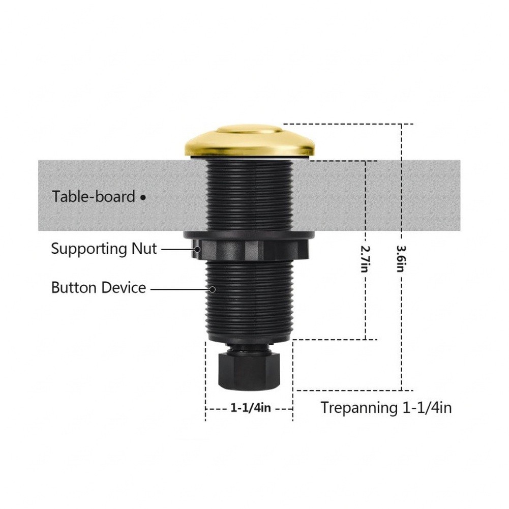 สวิตช์ลมสแตนเลสสำหรับเครื่องกำ - Kitchen Gadgets Gold บทวิจารณ์และราคา