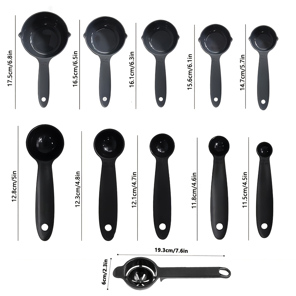 ชุดถ้วยตวงพลาสติก 11 ชิ้น และท - Egg Separator Tool บทวิจารณ์และราคา
