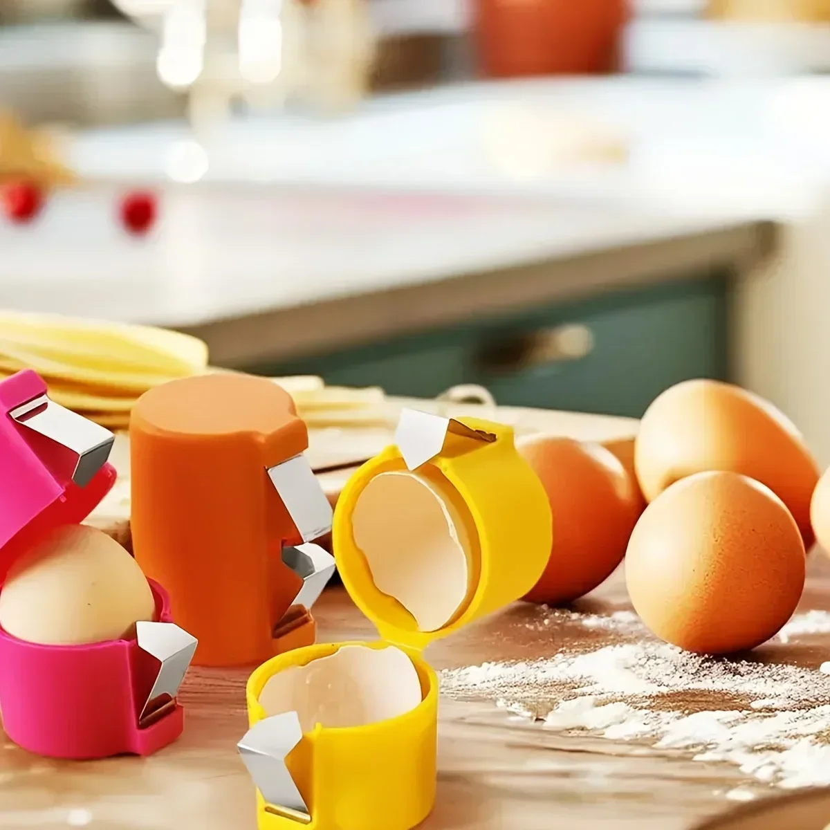 1/3pcs-New ที่เปิดเปลือกไข่กดแ - Egg Separator Tool บทวิจารณ์และราคา