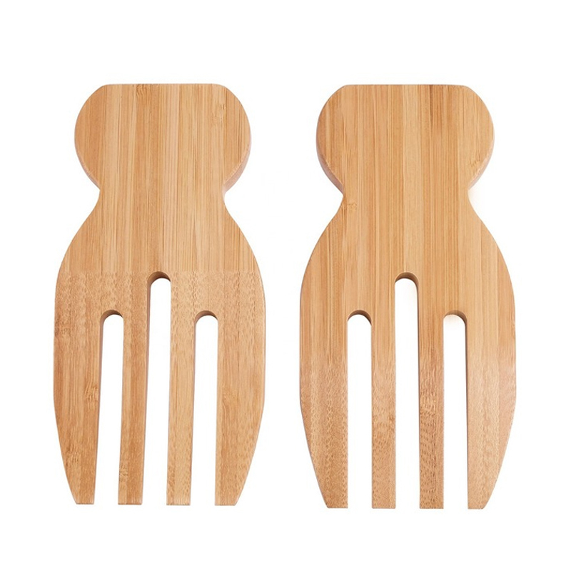 2Pcs มือสลัดเซิร์ฟเวอร์สลัดไม้ - Kitchen Helper Gadgets บทวิจารณ์และราคา