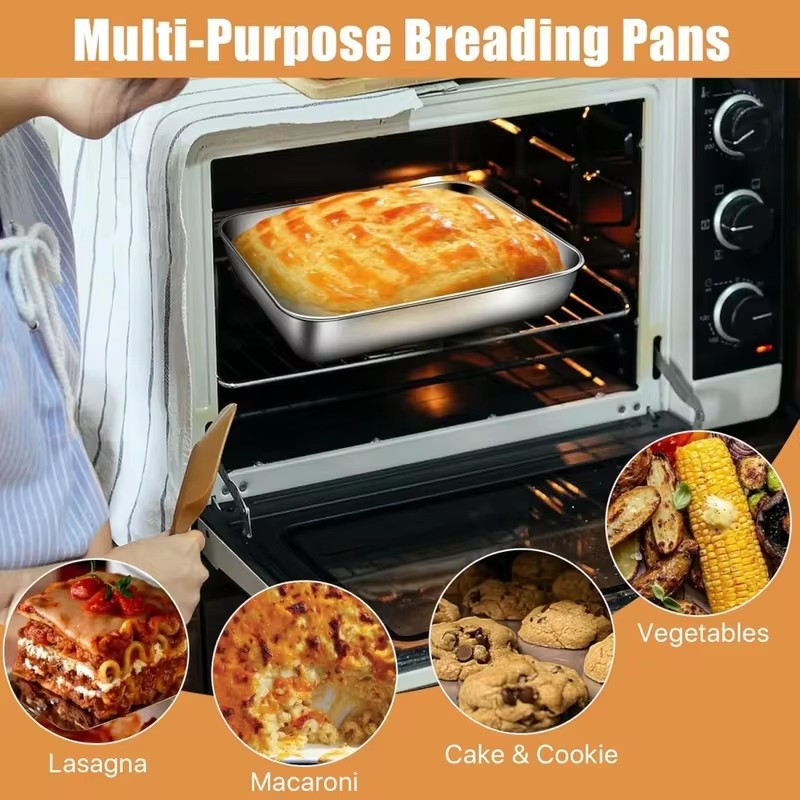 ชุดกล่องเก็บอาหารสแตนเลส 3 ชิ้ - Kitchen Gadgets Organizer บทวิจารณ์และราคา