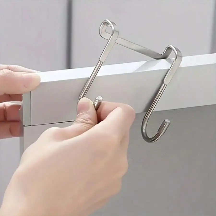 1/5 ชิ้น ตะขอสแตนเลสทรงตัว S ค - Kitchen Gadgets Organizer บทวิจารณ์และราคา