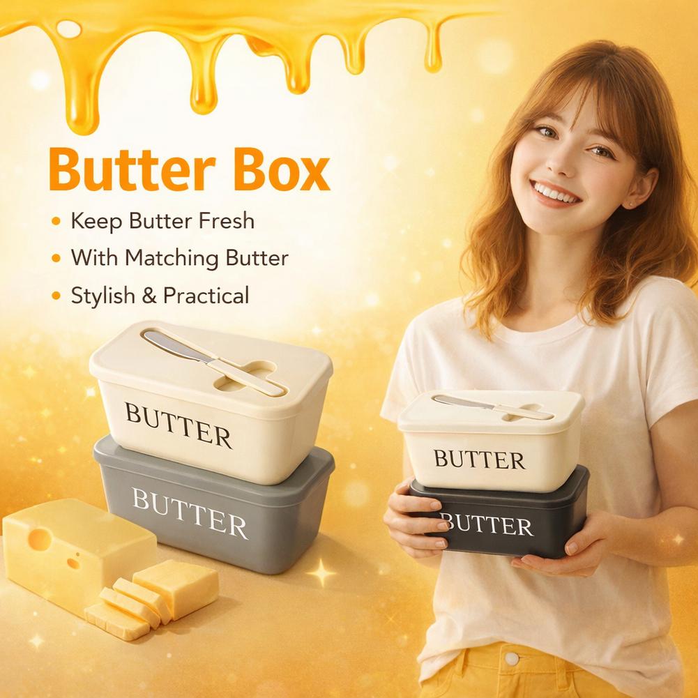 กล่องใส่เนย PP พร้อมฝาปิดและที - Kitchen Gadgets Organizer บทวิจารณ์และราคา